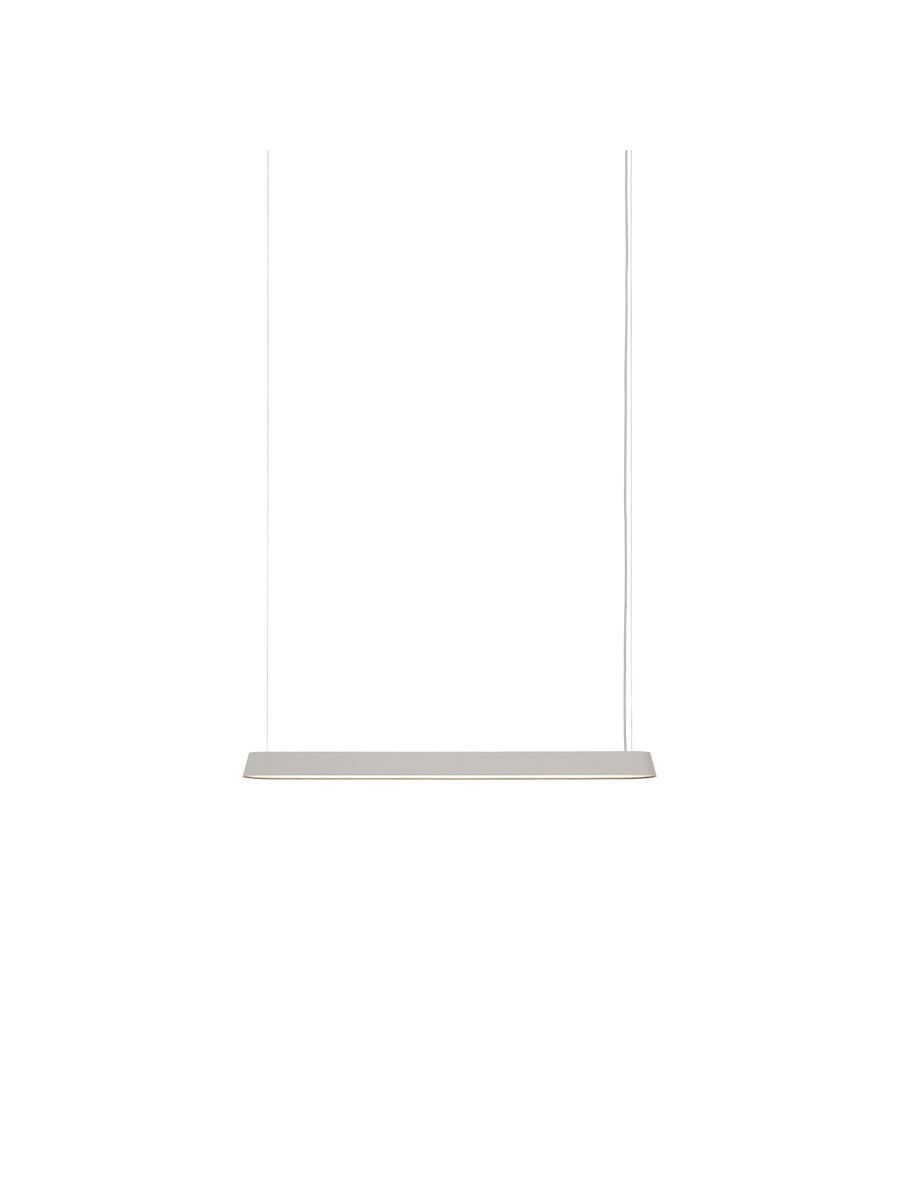 Linear Pendant Lamp 87,2 cm, grey fra Muuto