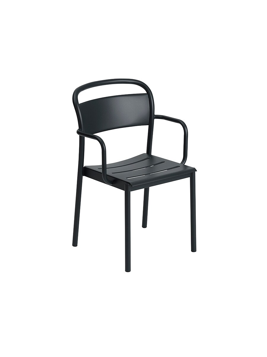 Linear Steel Armchair fra Muuto (Anthracite black)