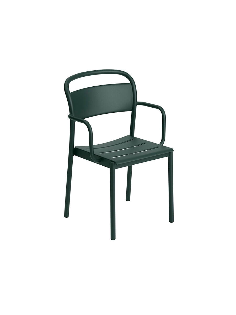 Linear Steel Armchair fra Muuto (Dark green)