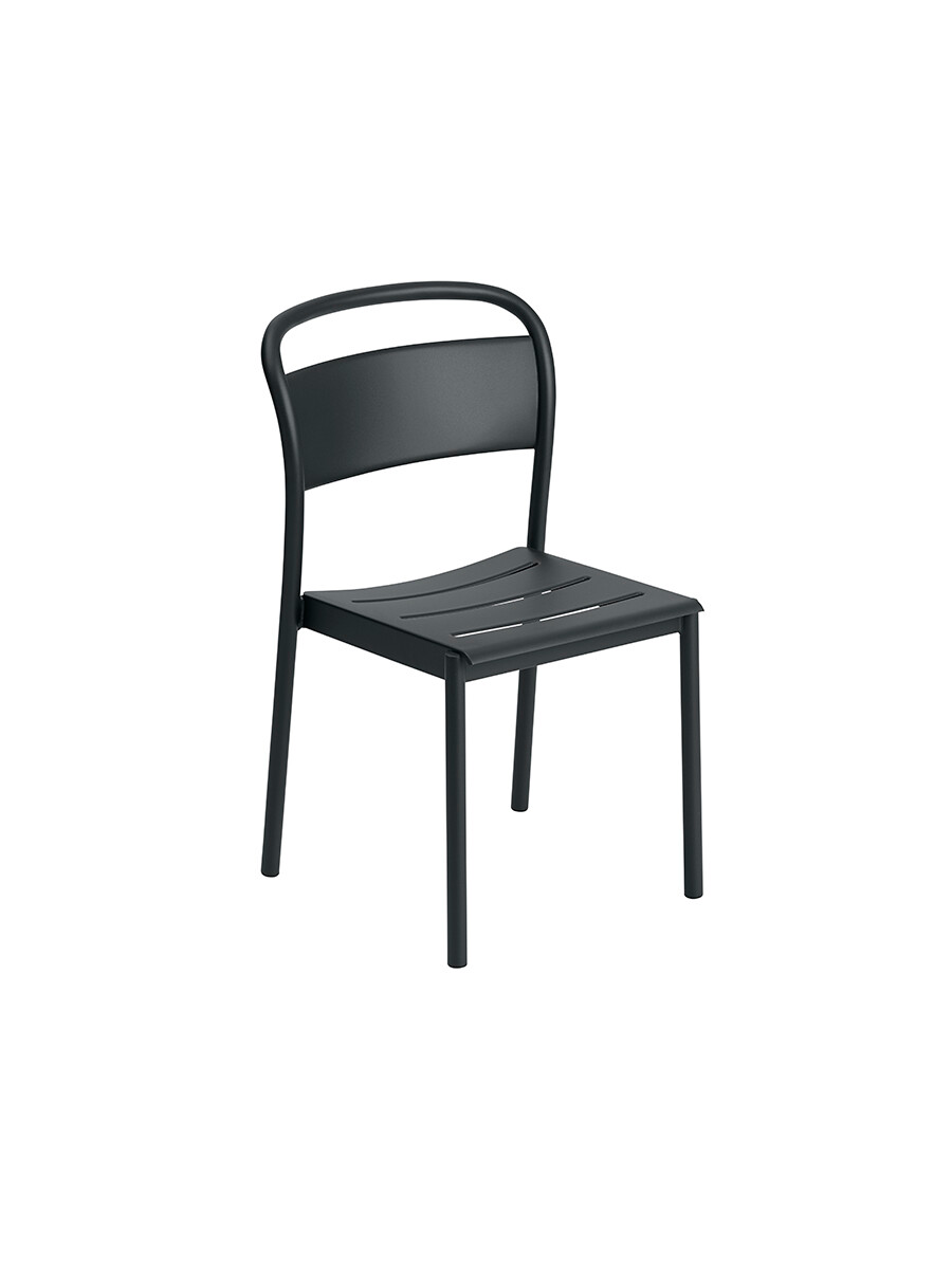 Linear Steel Side Chair fra Muuto (Anthracite black)