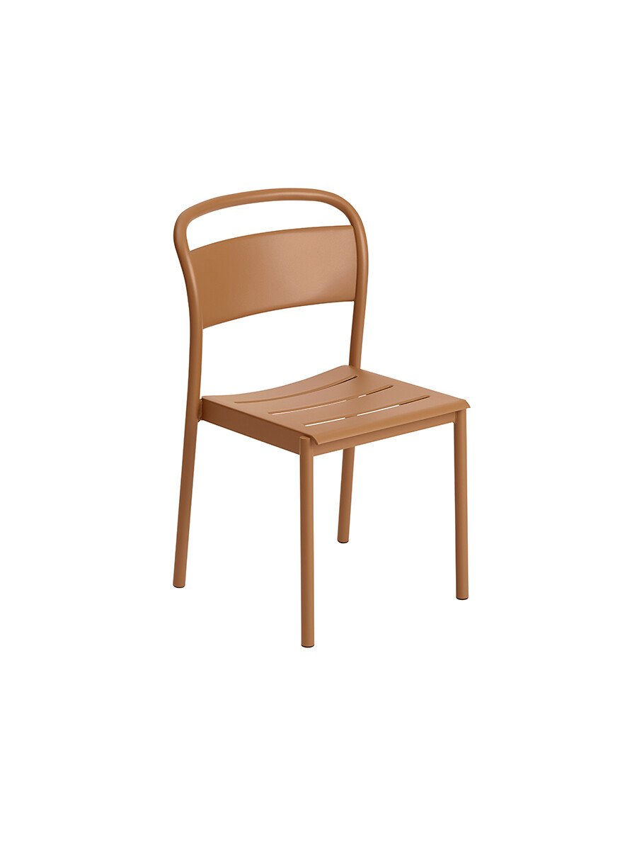 Linear Steel Side Chair fra Muuto (Burnt orange)