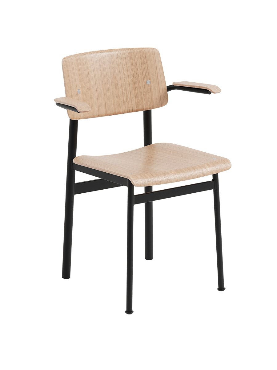 Loft Armchair fra Muuto (Oak/ black)