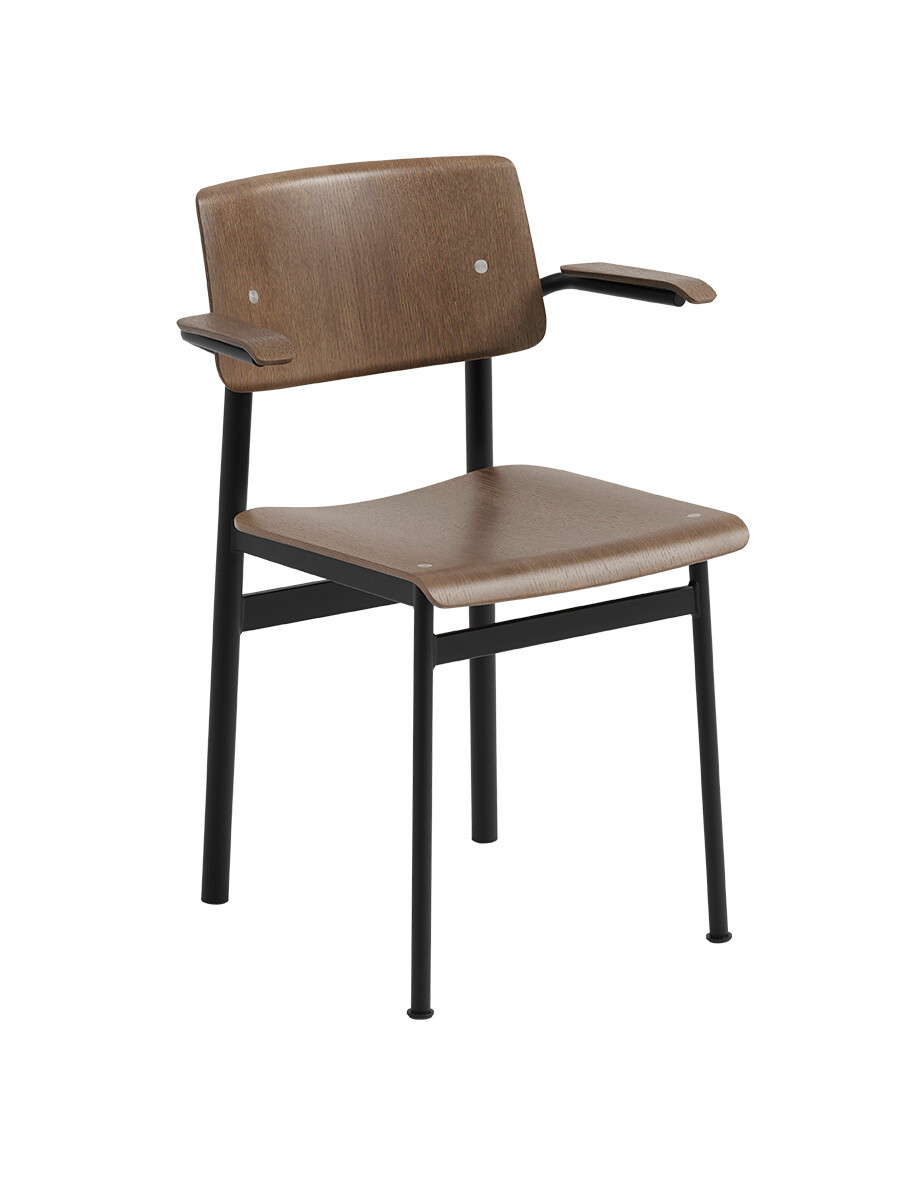 Loft Armchair fra Muuto (Dark brown/ black)