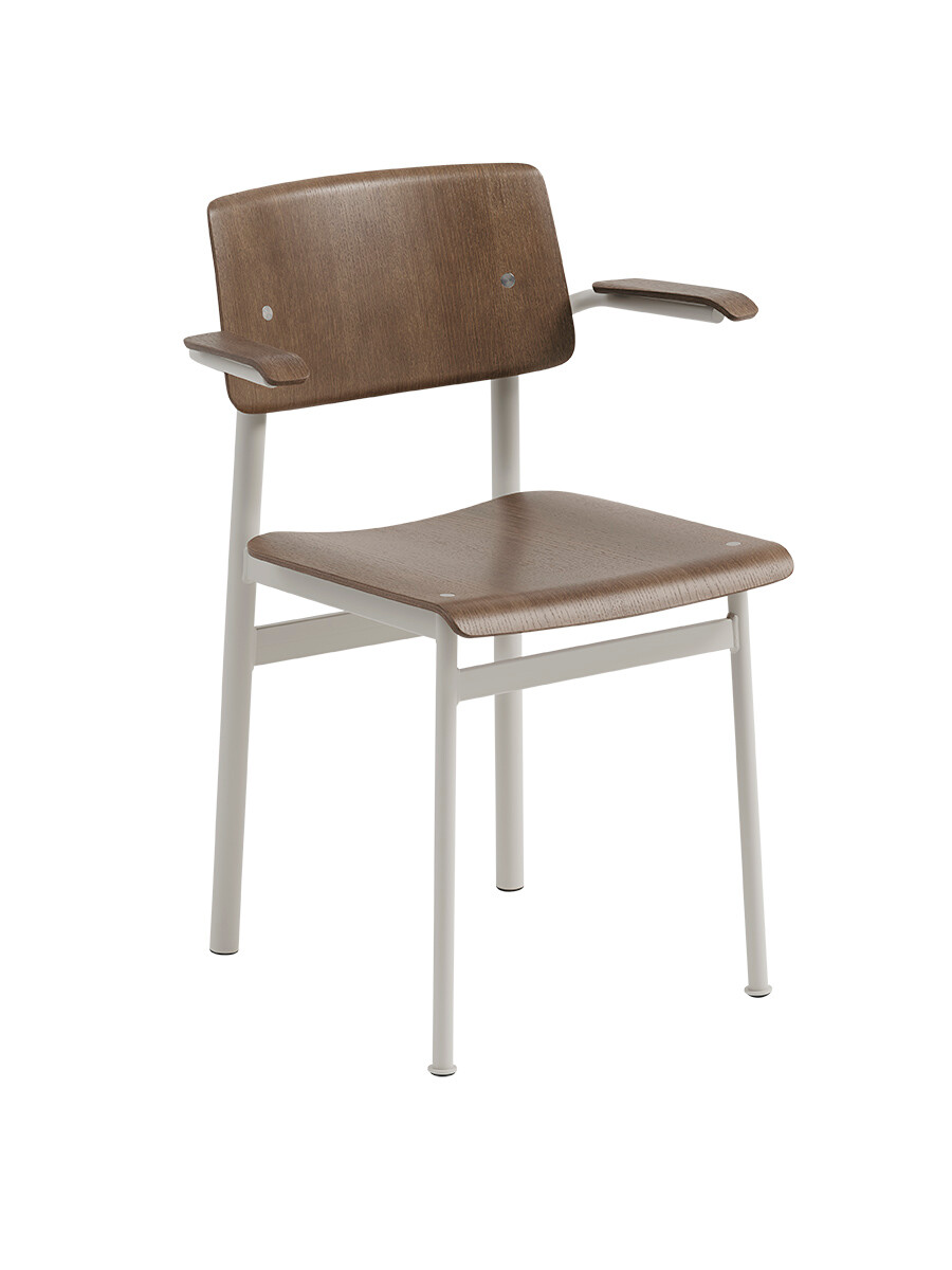 Loft Armchair fra Muuto (Dark brown/ grey)