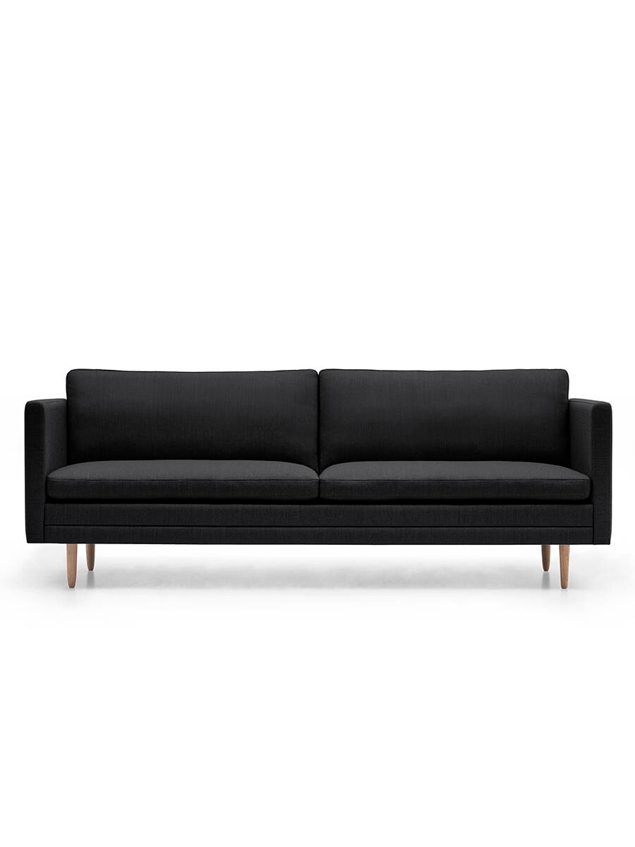 MH2614/MH2615 sofa, mood fra Mogens Hansen (2 pers. sofa, Mood 2104, Coneslim eg)