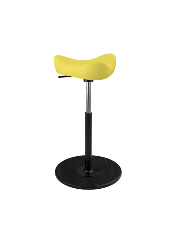 Move Stol, Compact fra Variér (Revive, Yellow REV424, Black ash lacquered)