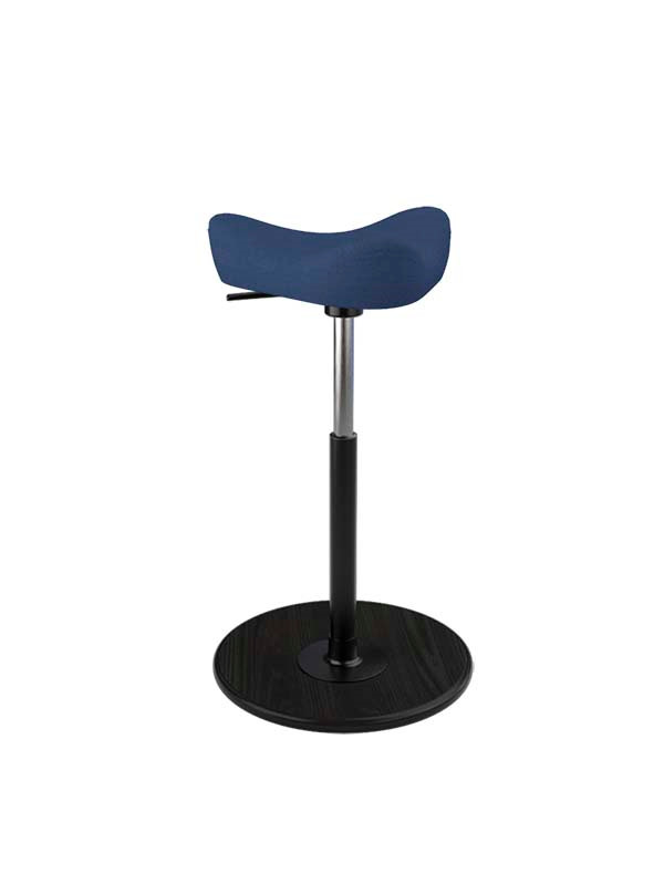 Move Stol, Compact fra Variér (Revive, Dark blue REV774, Black ash lacquered)