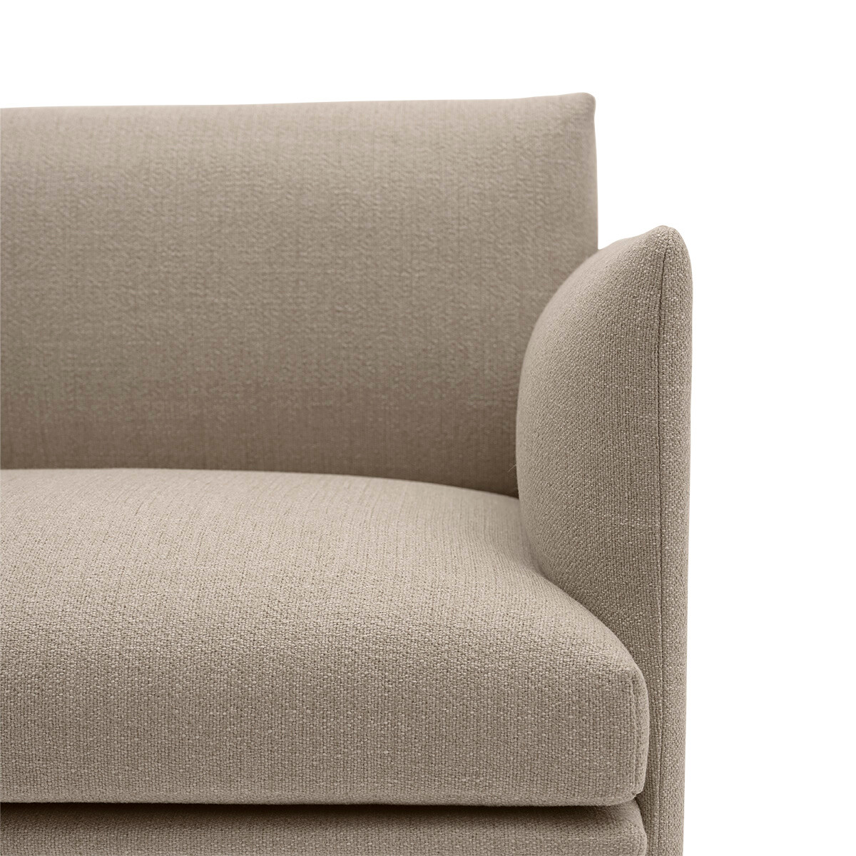 Outline sofa / Chaiselongue fra Muuto (chaiselong, venstre, Ecriture 240)