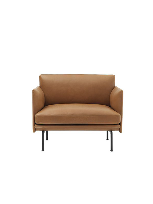 Outline Chair fra Muuto (Cognac Refine leather)