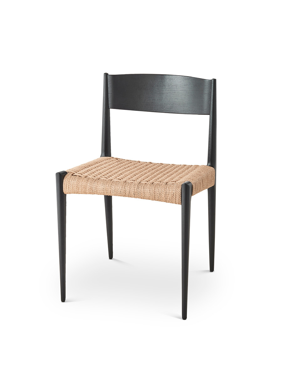 Pia Chair fra DK3 (Sortlakeret eg)