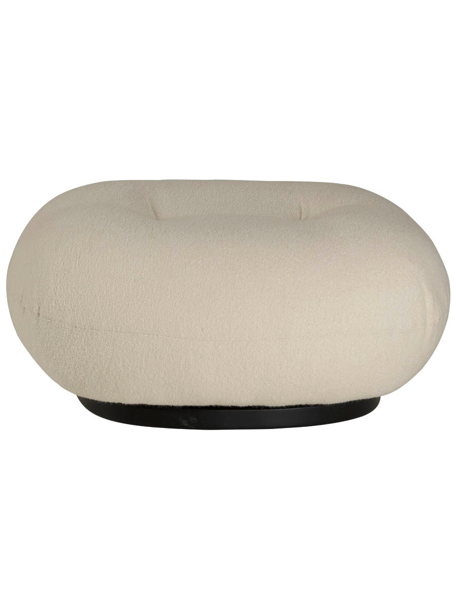 Pacha Ottoman Pouf, swivel fra GUBI (Prisgruppe 2, Pearl Gold)