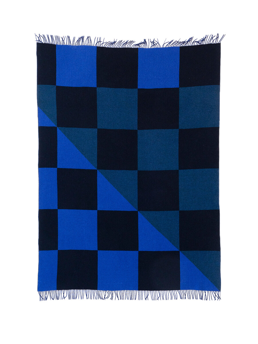 Patch Plaid, blue/green/navy fra raawii