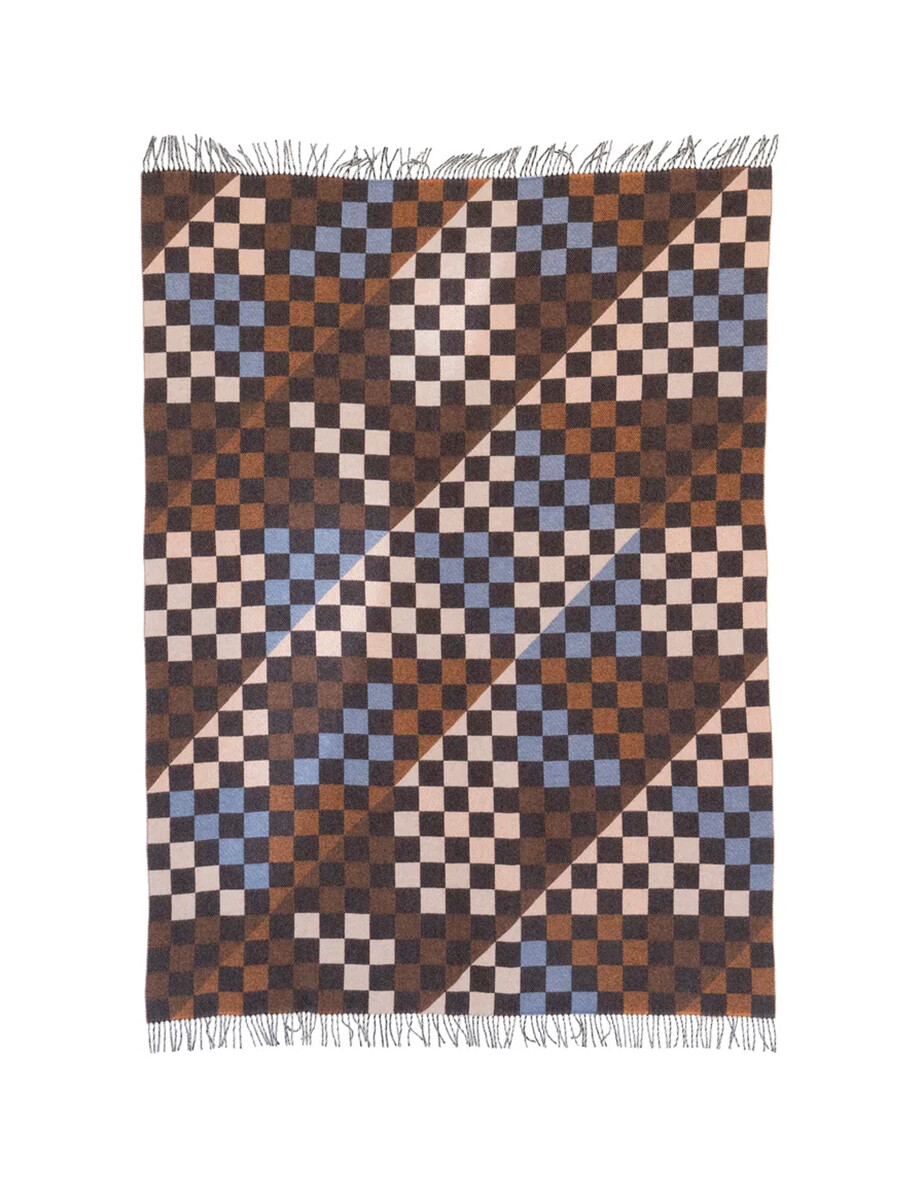 Patch Plaid, saffron/blue/white fra raawii