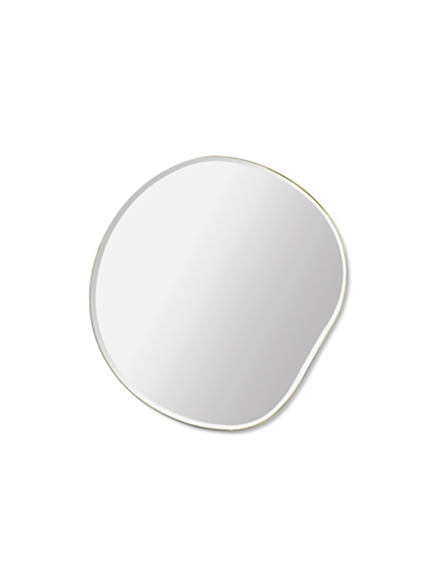 Pond Mirror lille, Brass fra Ferm Living