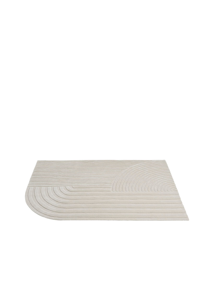 Relevo Rug, 170 x 240 cm fra Muuto (Off white)