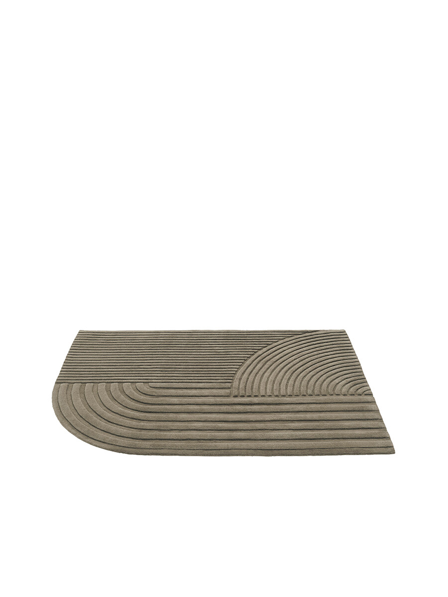 Relevo Rug, 170 x 240 cm fra Muuto (Taupe)