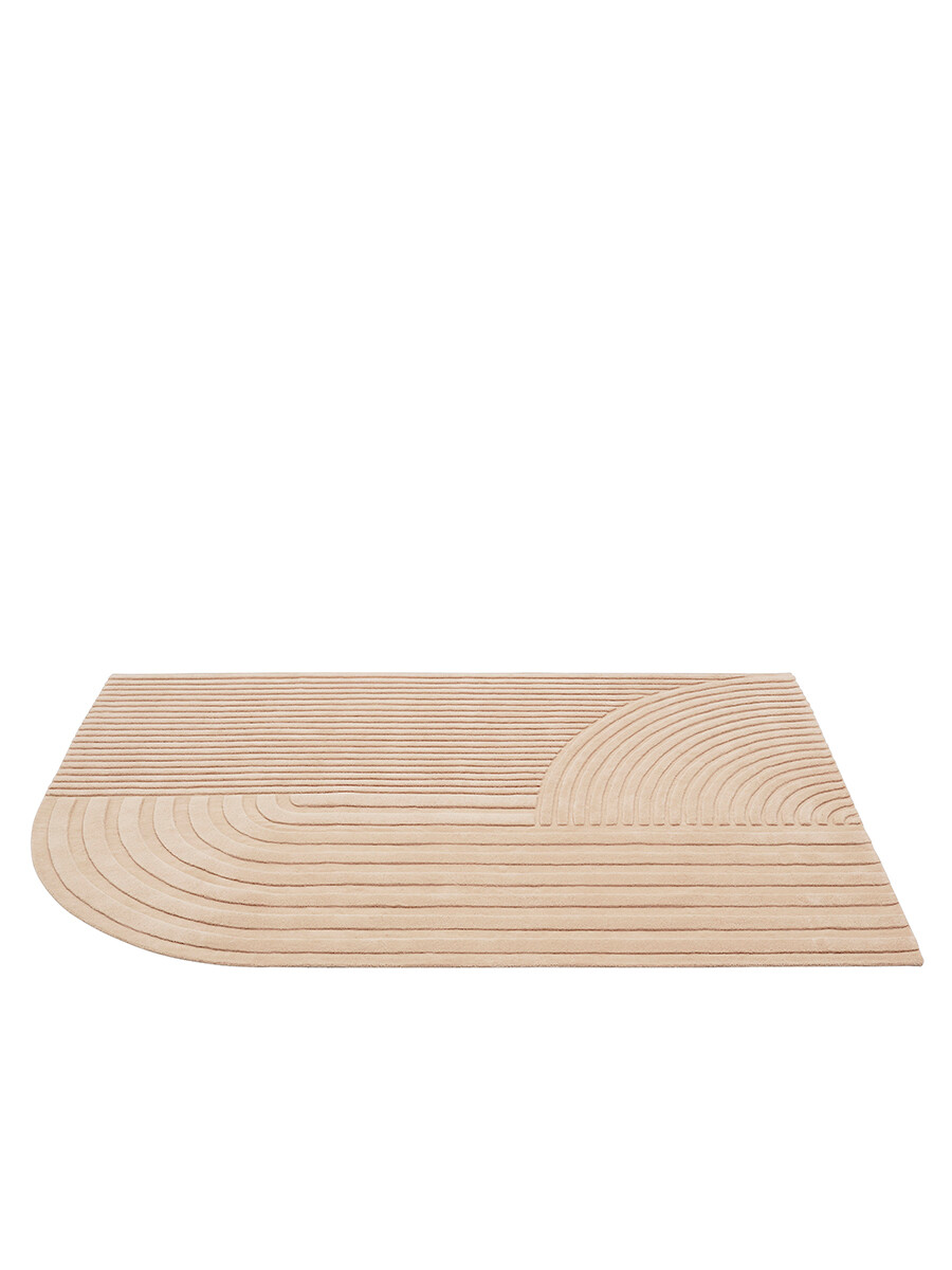 Relevo Rug, 200 x 300 cm fra Muuto (Light Rose)