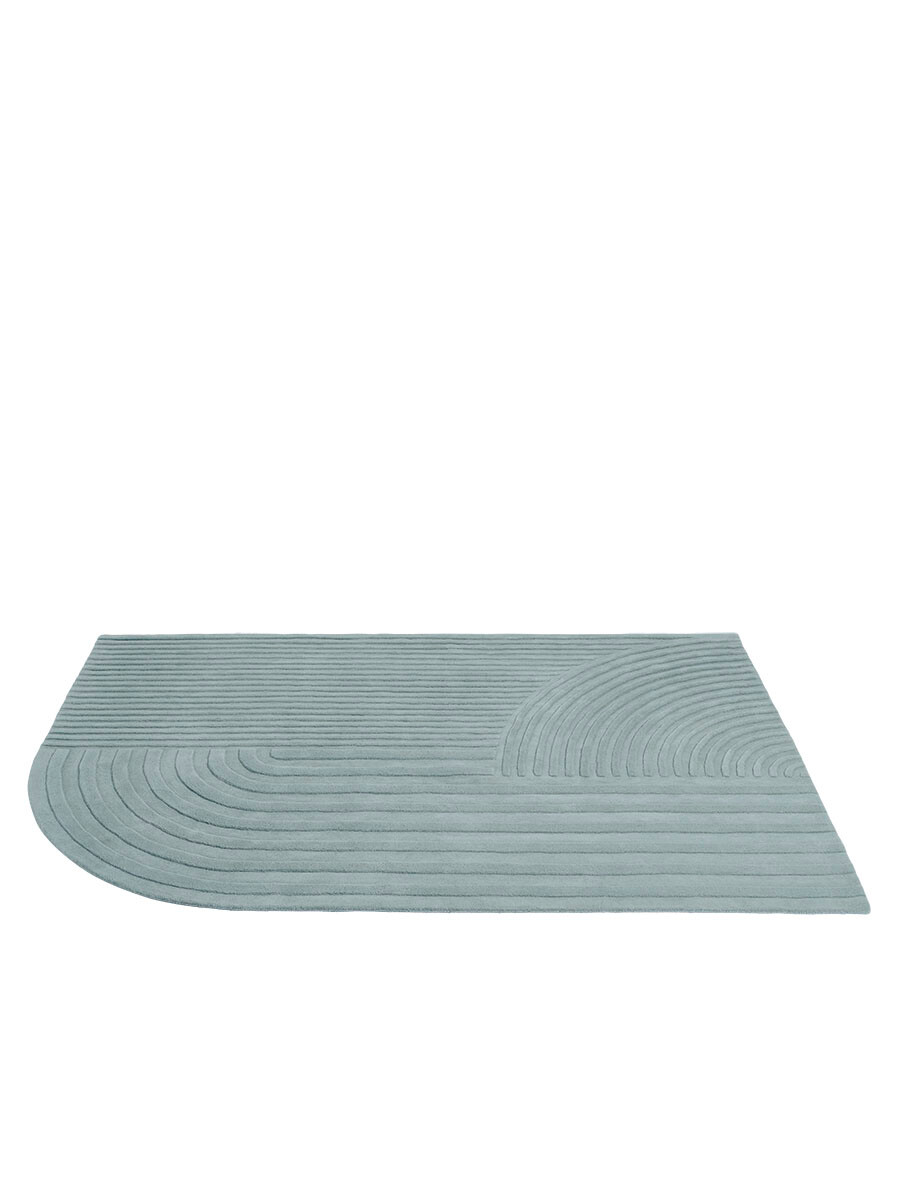 Relevo Rug, 200 x 300 cm fra Muuto (Sage Green)