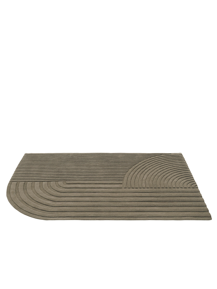 Relevo Rug, 200 x 300 cm fra Muuto (Taupe)