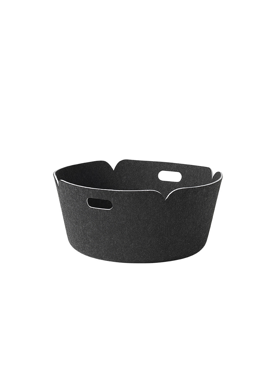 Restore Round Basket fra Muuto (Black melange)