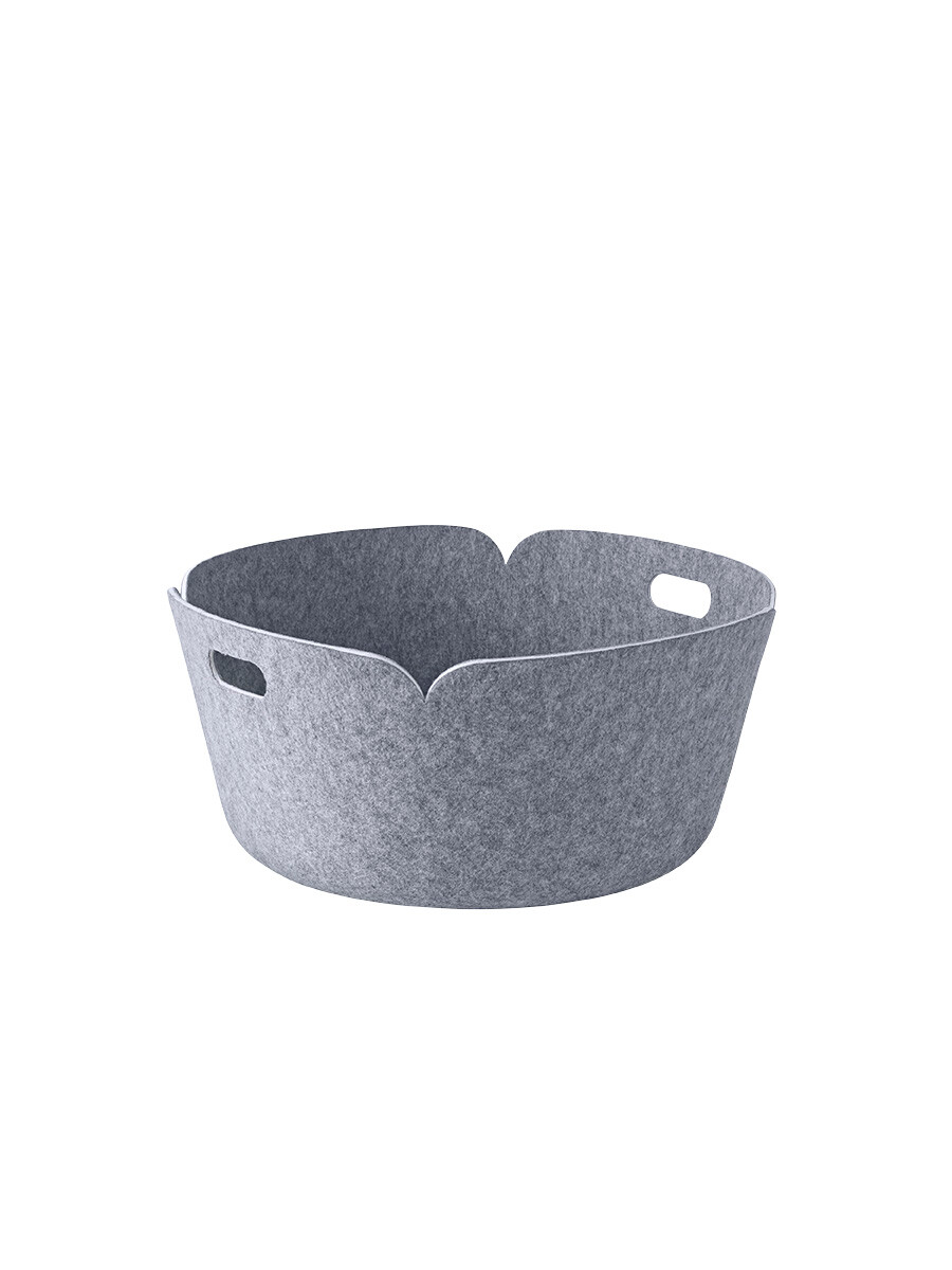 Restore Round Basket fra Muuto (Grey melange)