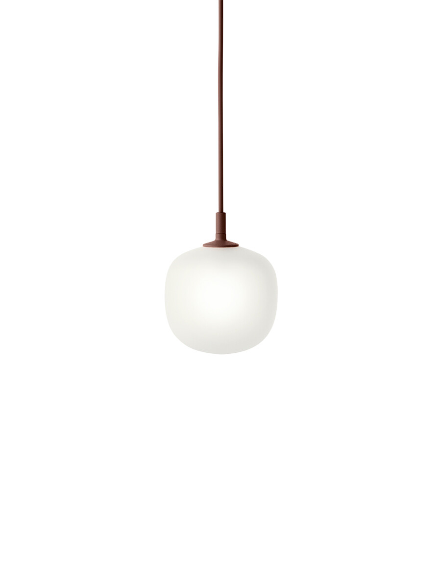 Rime Pendant Lampe, Ø 12 cm fra Muuto (Deep red)