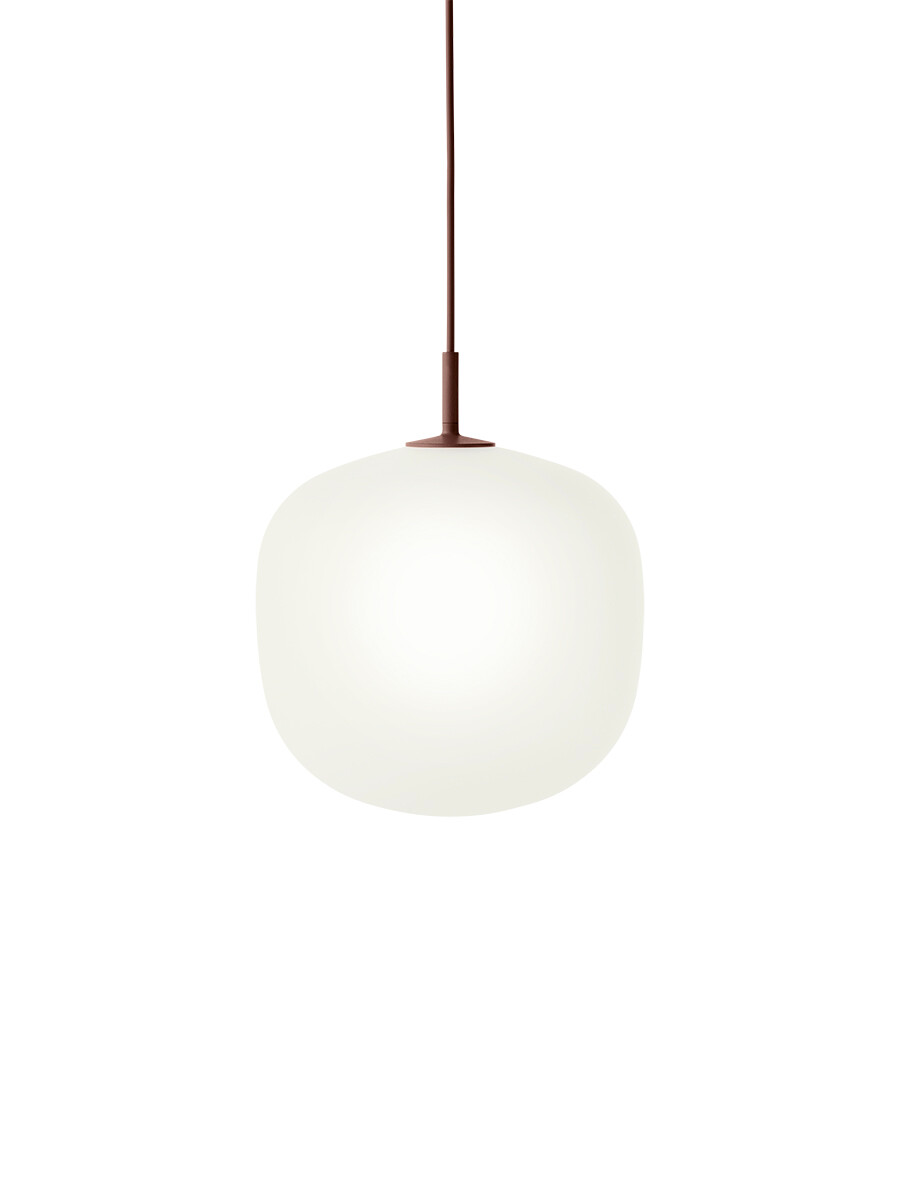 Rime Pendant Lampe, Ø 25 cm fra Muuto (Deep red)