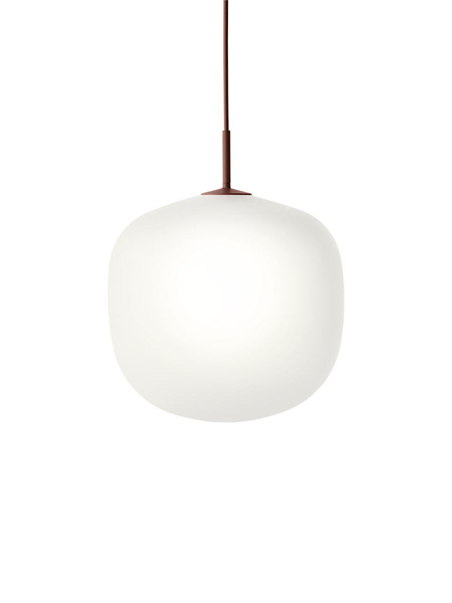 Rime Pendant Lampe, Ø 37 cm fra Muuto (Deep red)