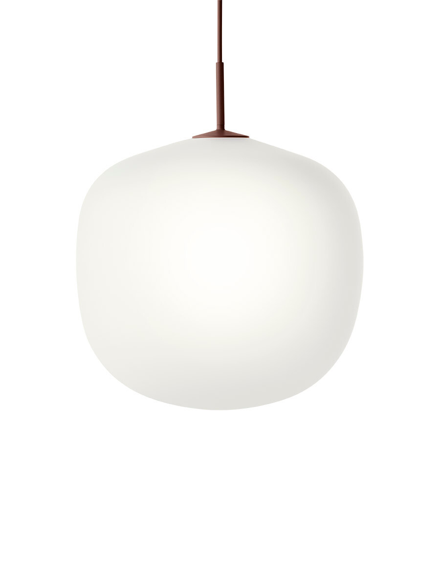 Rime Pendant Lampe, Ø 45 cm fra Muuto (Deep red)