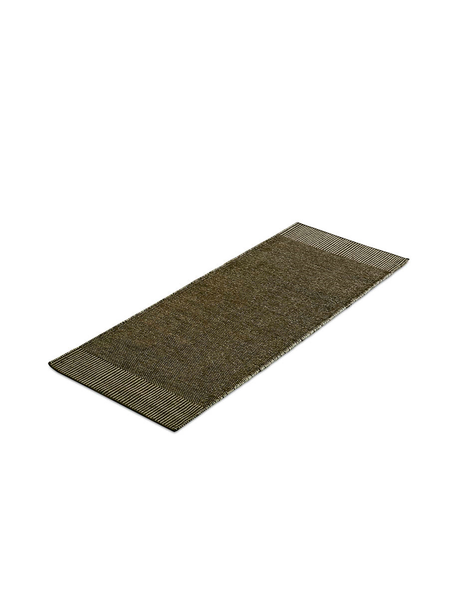 Rombo Rug, moss green fra Woud (Runner)