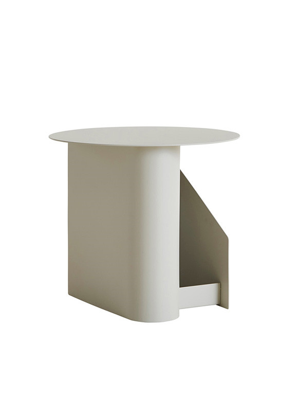 Sentrum Side Table fra Woud (Warm grey)