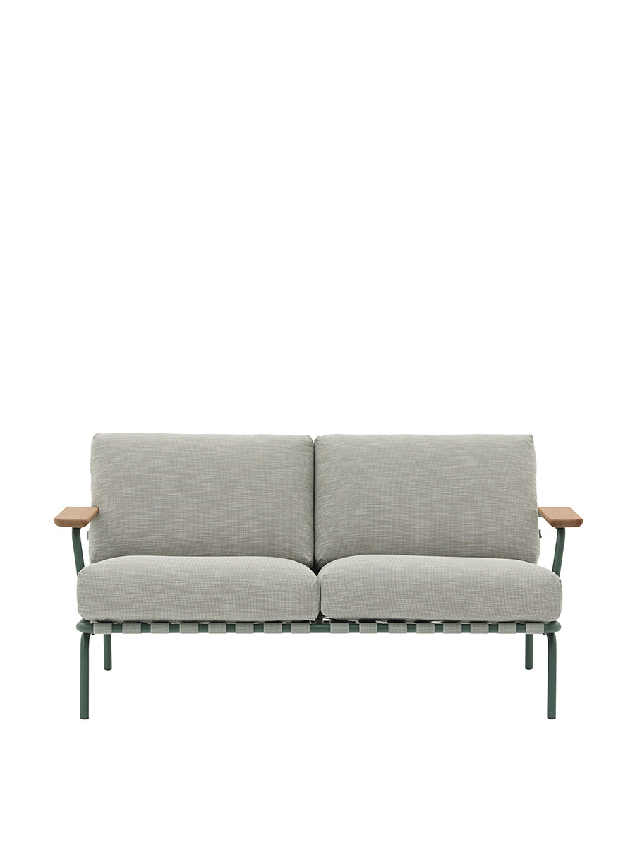 Settle Outdoor Sofa, 2-seater fra Muuto (Dark green)