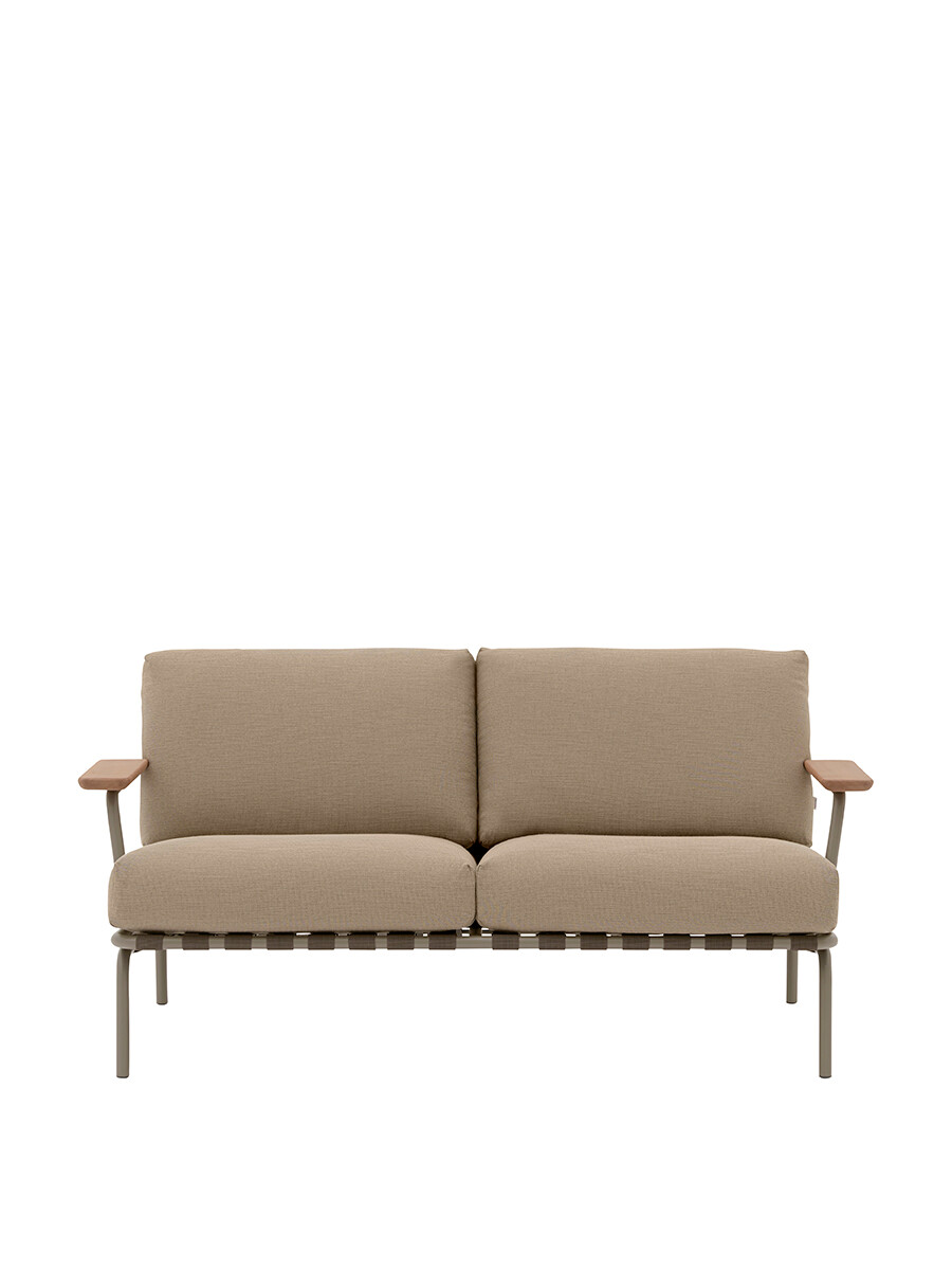 Settle Outdoor Sofa, 2-seater fra Muuto ( Taupe)