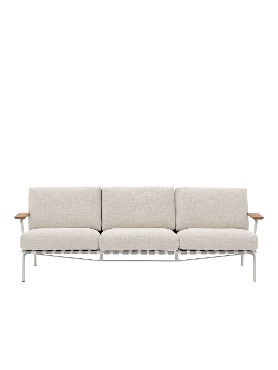 Settle Outdoor Sofa, 3-seater fra Muuto (Grey)