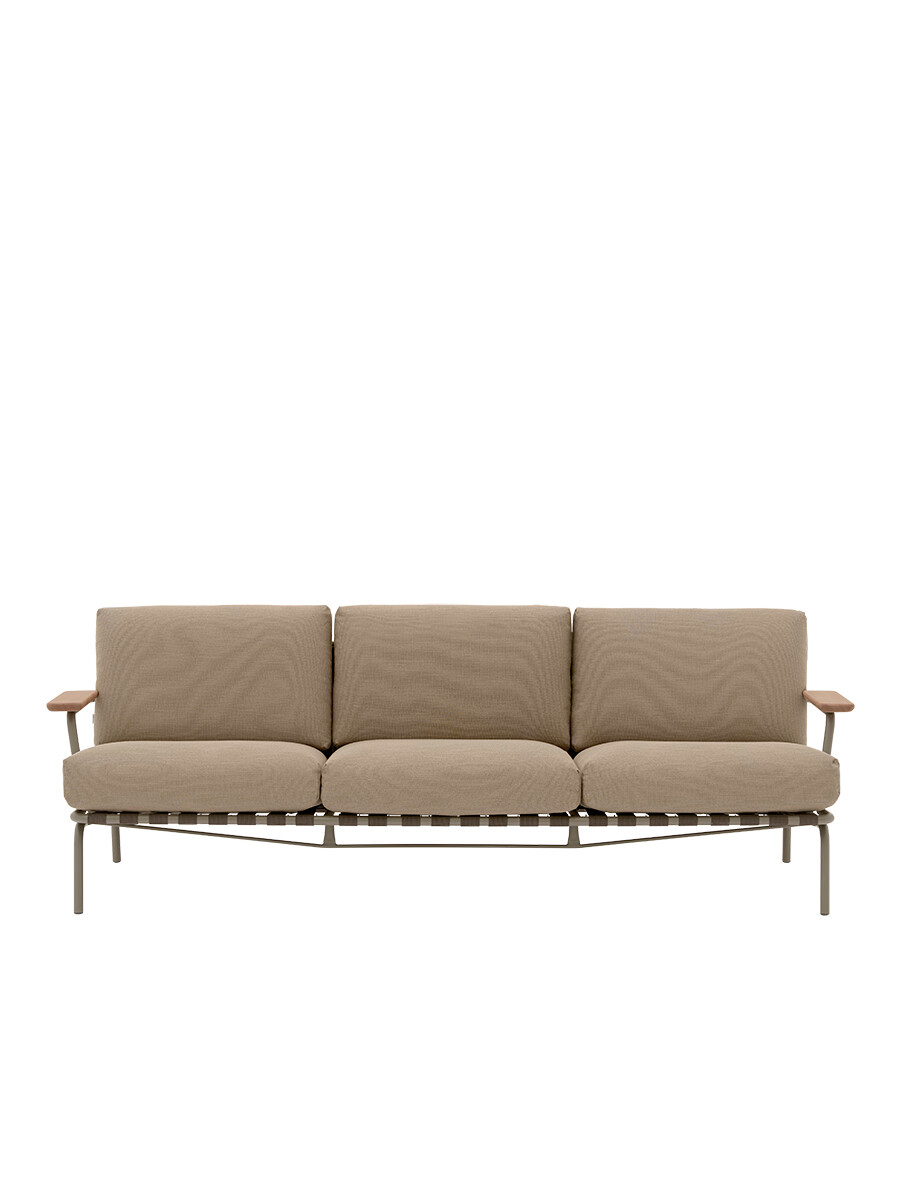 Settle Outdoor Sofa, 3-seater fra Muuto ( Taupe)