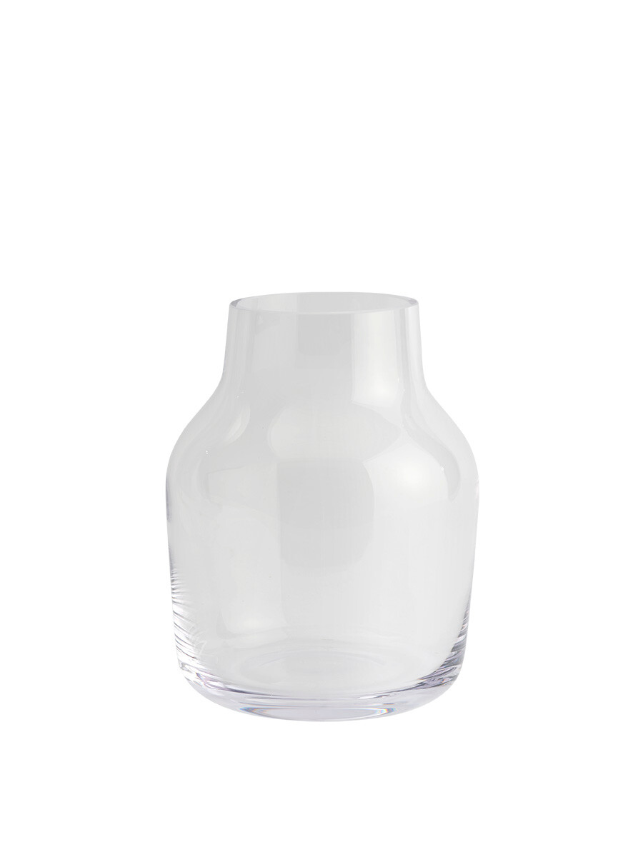 Silent Vase, Ø 15 cm fra Muuto (Clear)