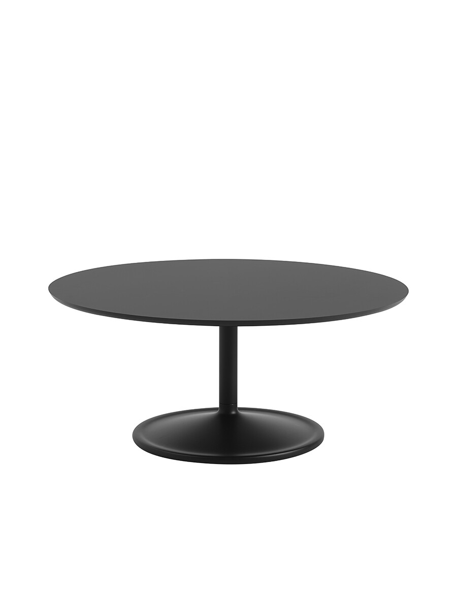 Soft Coffee Table, Ø95 fra Muuto (Black Nanolaminat)