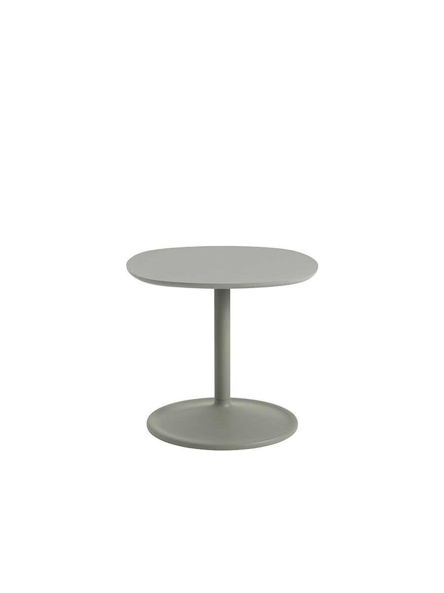 Soft Side Table, 45x45 fra Muuto (Dusty Green Laminat)