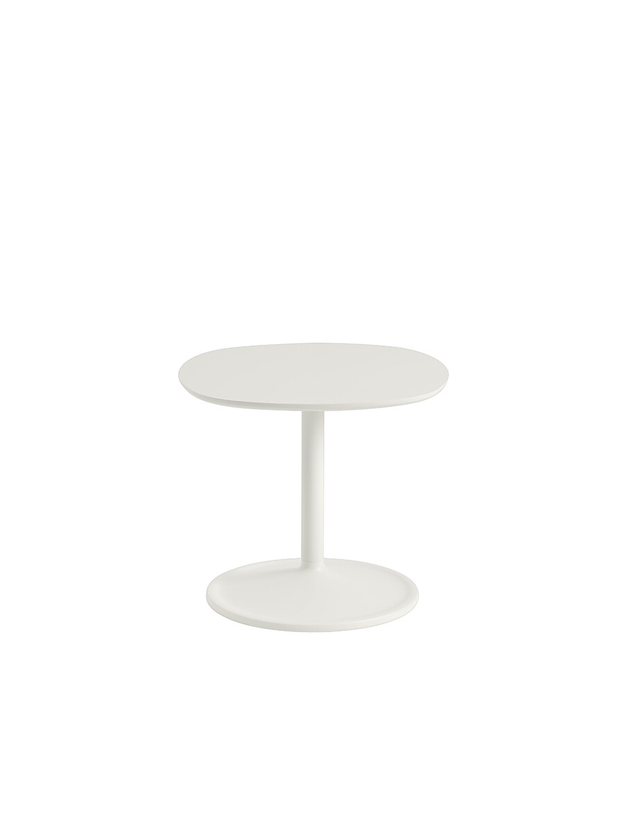 Soft Side Table, 45x45 fra Muuto (Off White Linoleum)