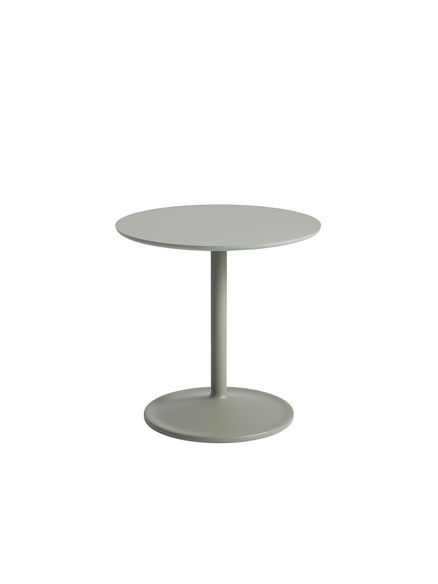 Soft Side Table, Ø48/H48 fra Muuto (Dusty Green Laminat)