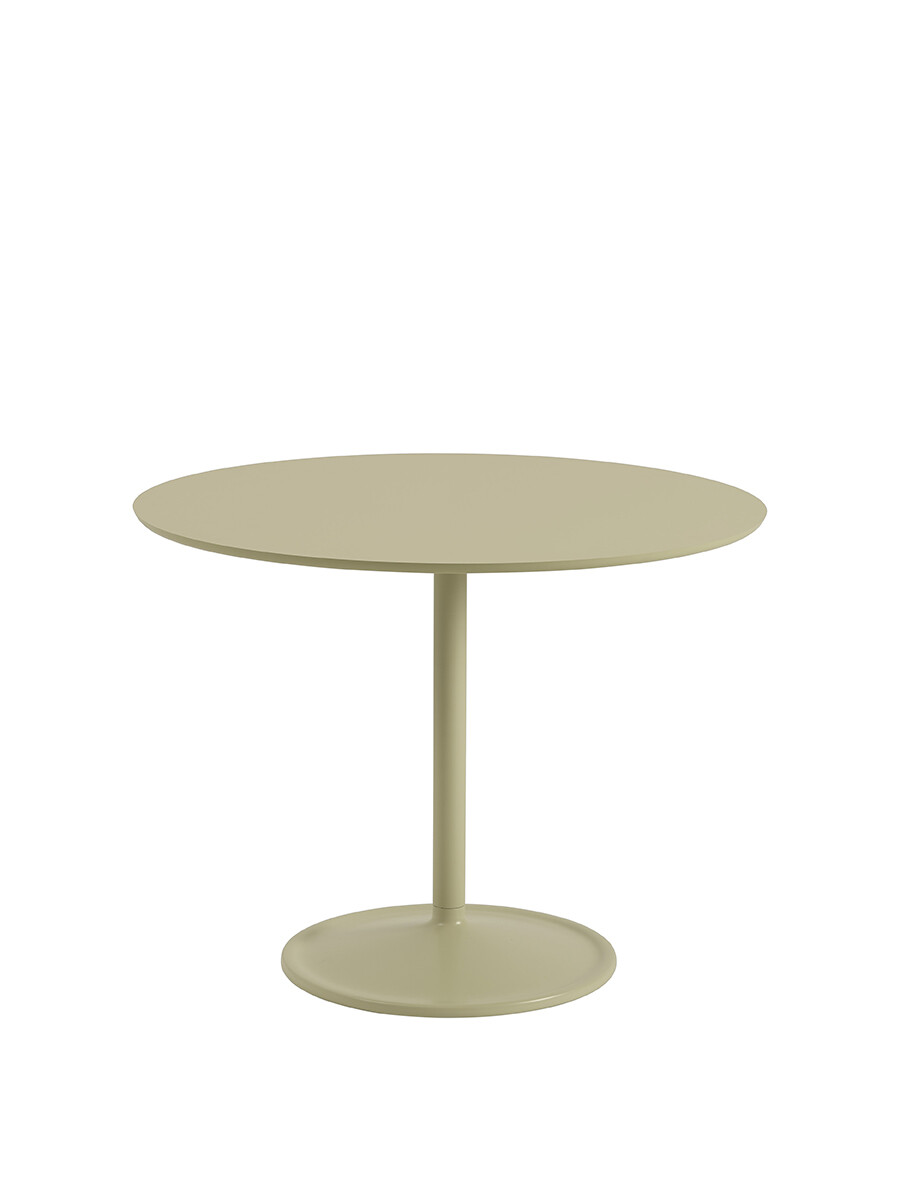 Soft Table, Ø95 fra Muuto (Beige Green Laminat)