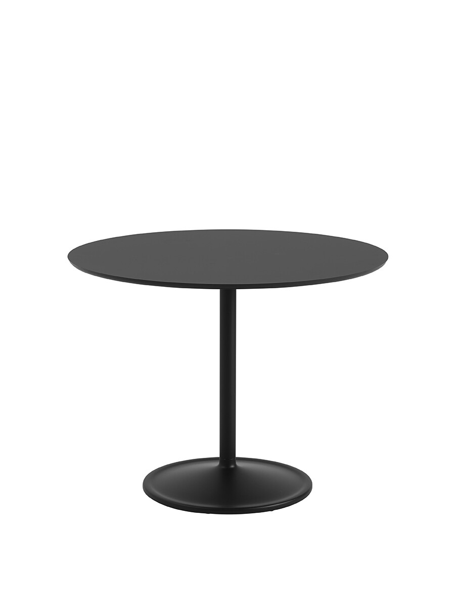 Soft Table, Ø95 fra Muuto (Black Nanolaminat)