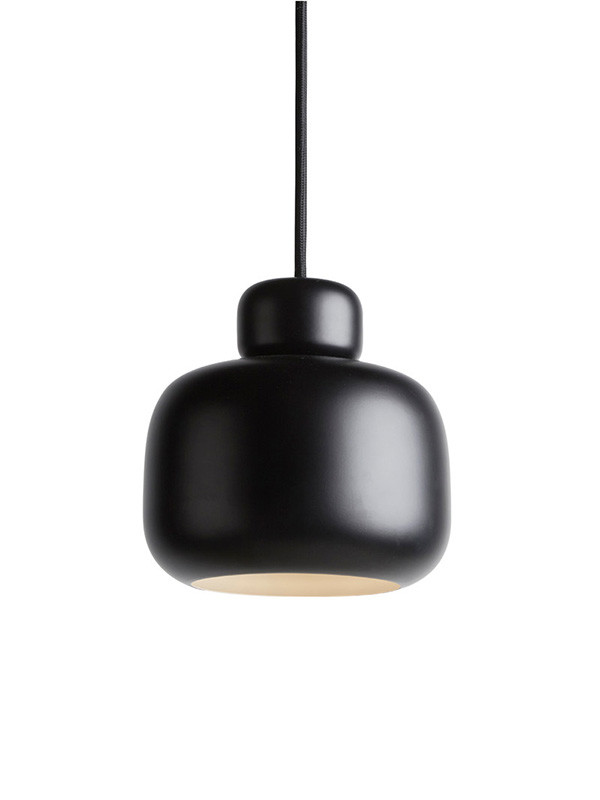 Stone Pendant, small fra Woud (Black)