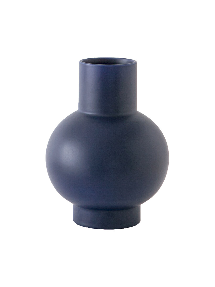 Strøm Vase, blue fra raawii (Large)