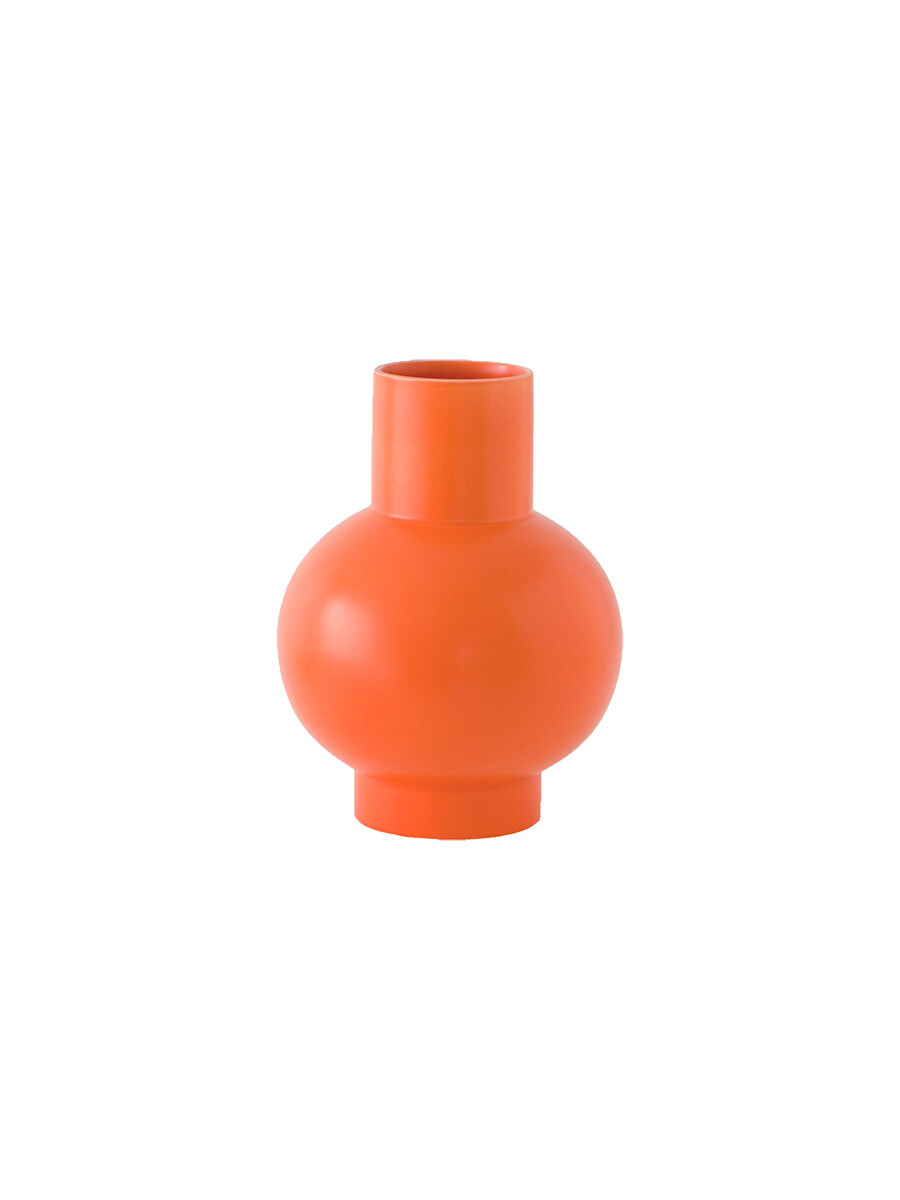 Strøm Vase, vibrant orange fra raawii (Small)