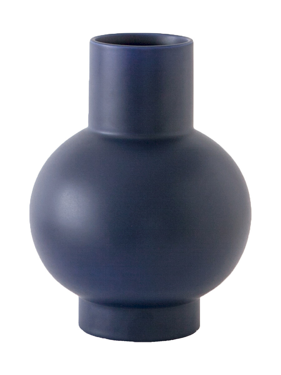 Strøm Vase, blue fra raawii (XL)