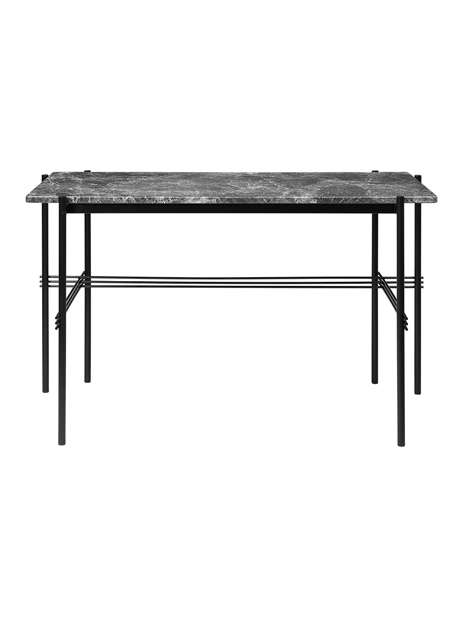 TS Desk 120x60 fra GUBI (Grey Emperador Marble)