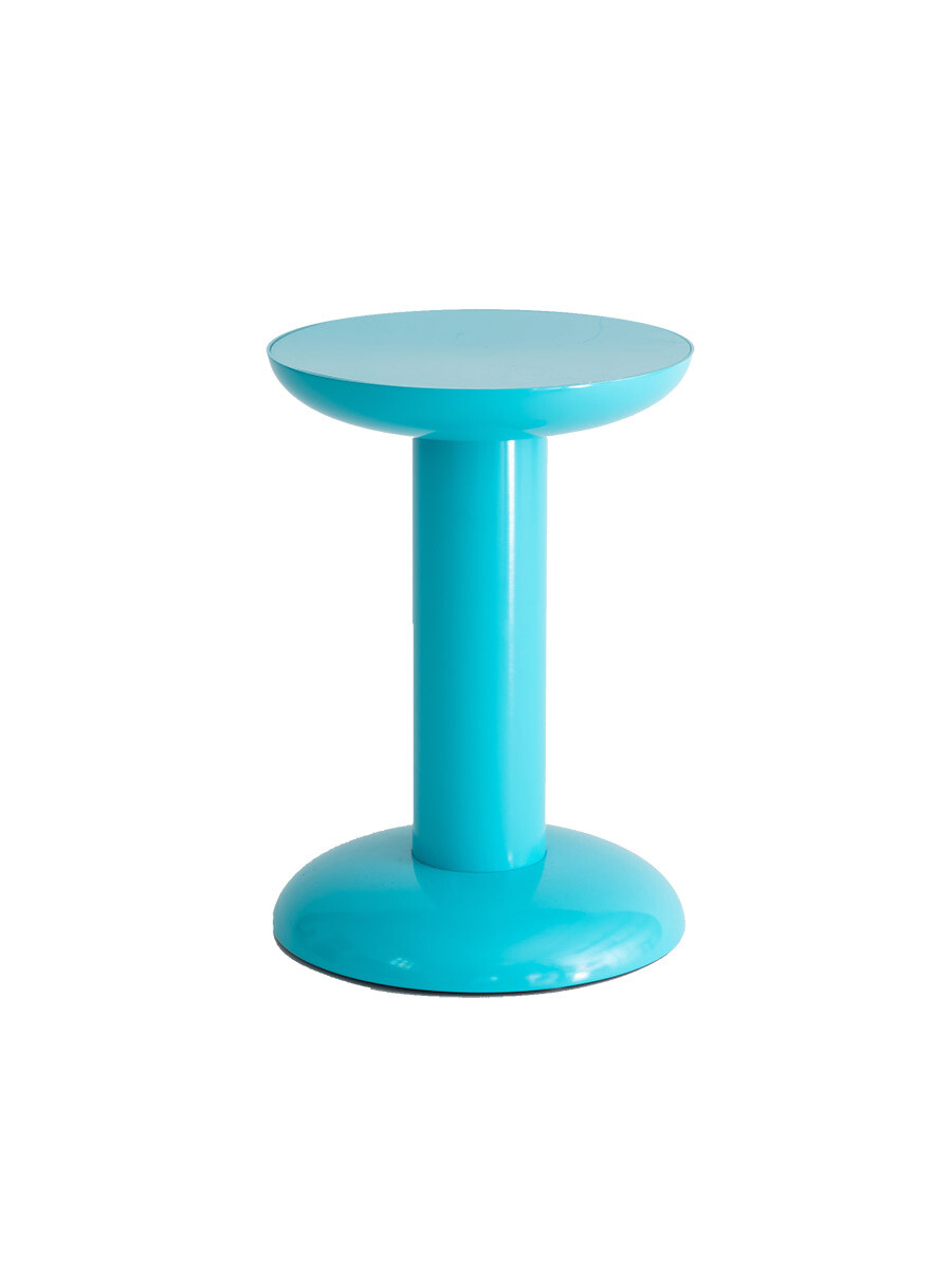 Thing Sidebord/Skammel, turquoise fra raawii