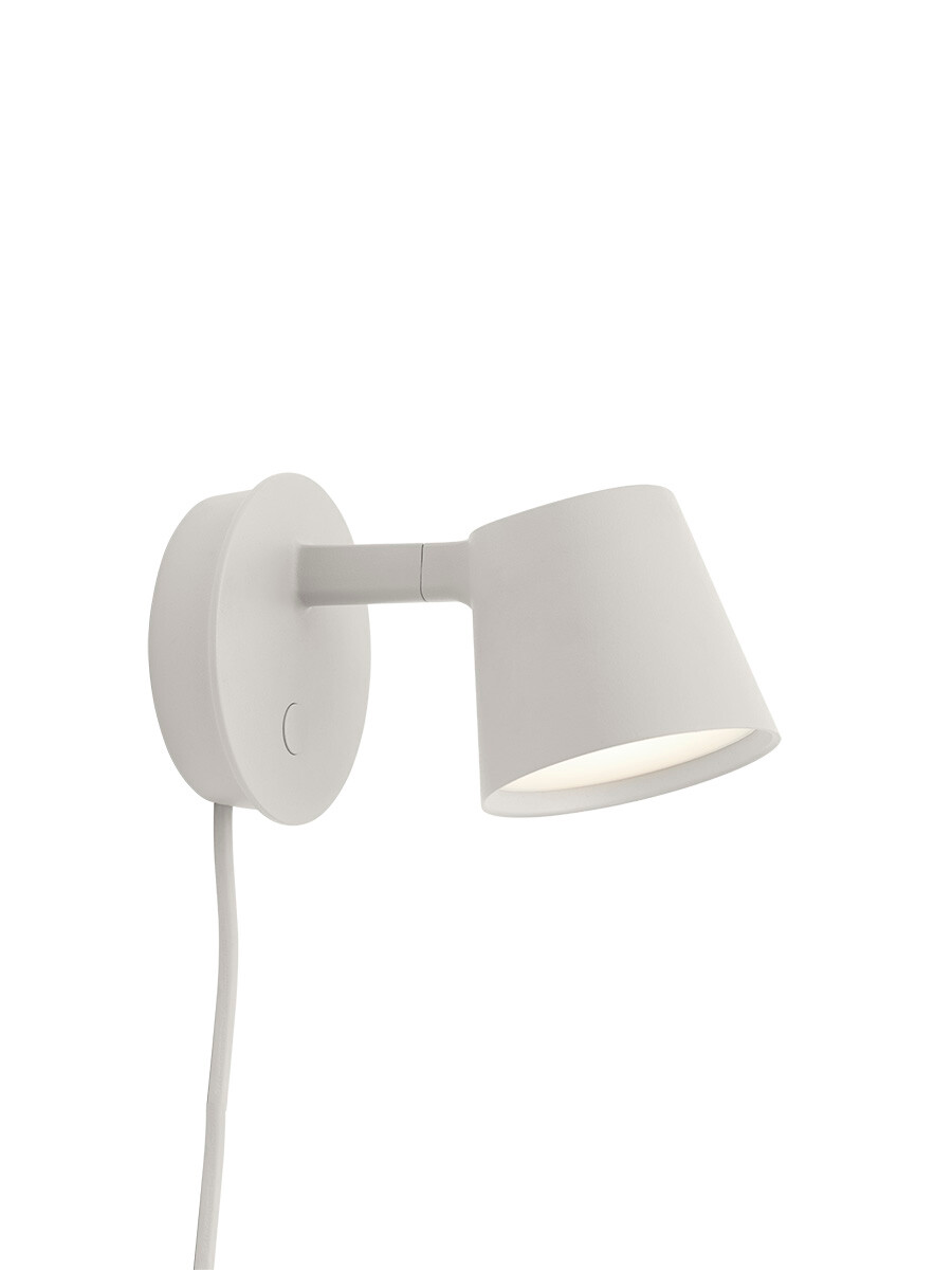 Tip Wall Lamp fra Muuto (Grey)