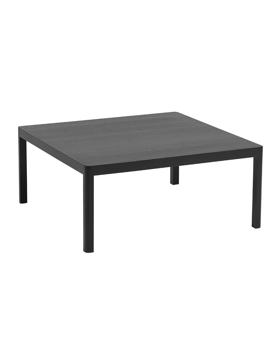 Workshop Coffee Table fra Muuto (86 x 86 cm, Black oak / Black oak)